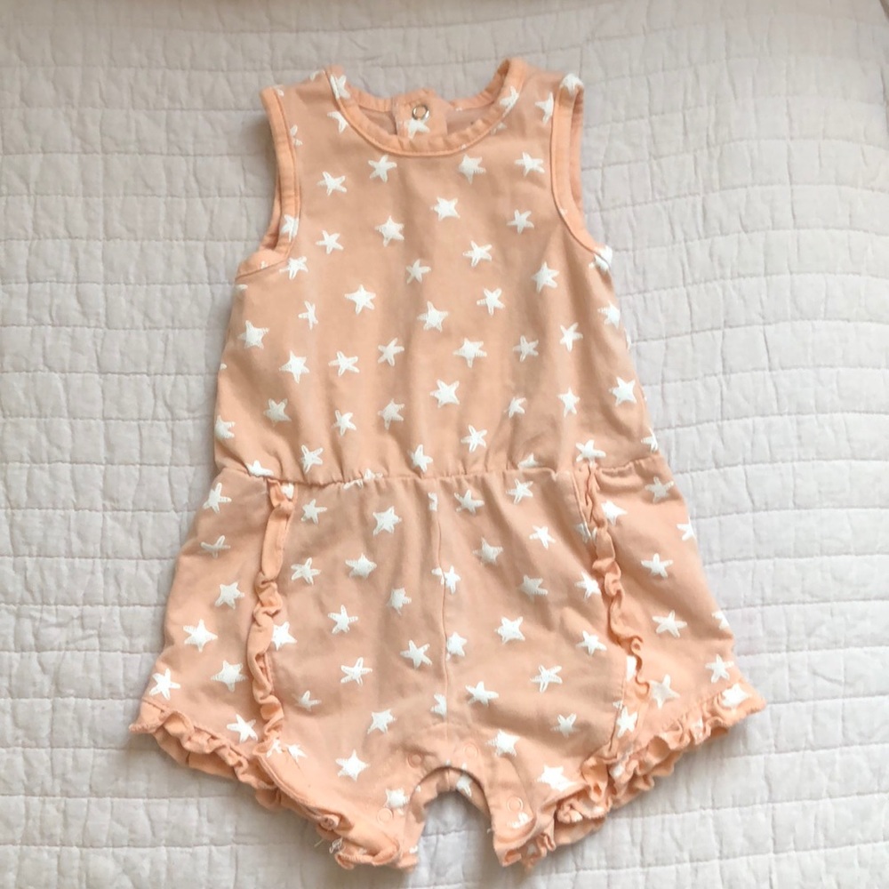 12 months Infant girl star romper